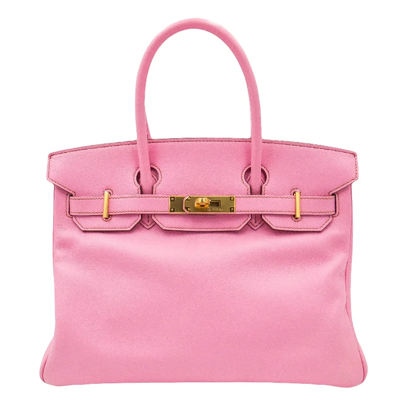 Hermès 30cm Birkin Bubblegum Swift Leather Gold Hardware