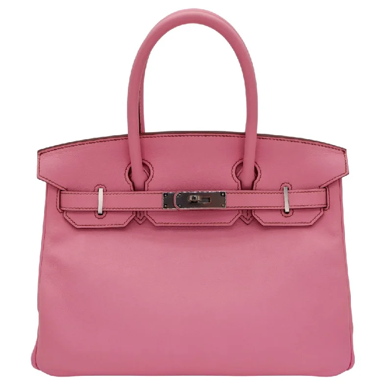 Hermès 30cm Birkin Bubblegum Swift Leather Palladium Hardware