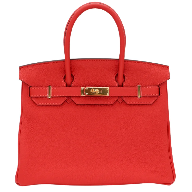 Hermès 30cm Birkin Capucine Togo Leather Gold Hardware