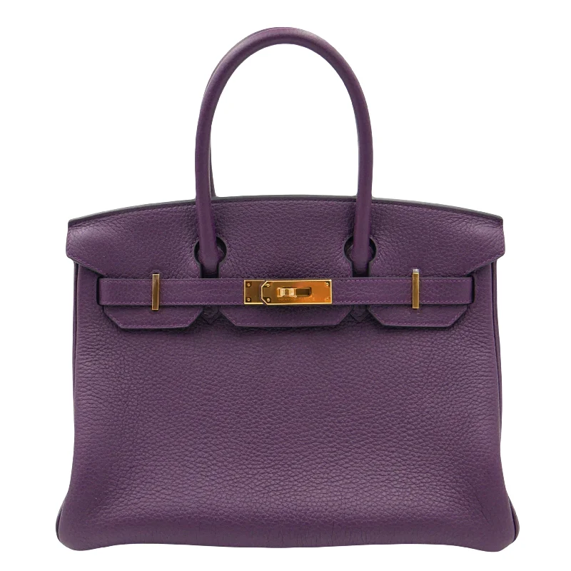 Hermès 30cm Birkin Cassis Togo Leather Gold Hardware