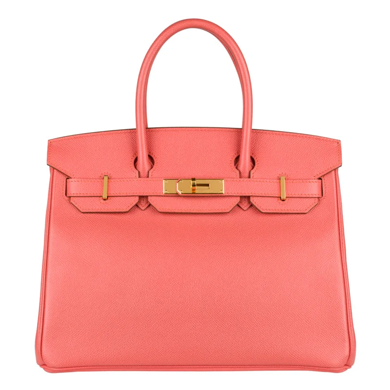 Hermès 30cm Birkin Flamingo Epsom Leather Gold Hardware