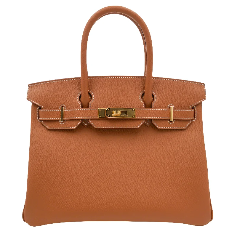 Hermès 30cm Birkin Gold Epsom Leather Gold Hardware