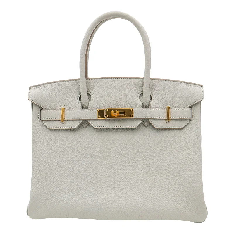 Hermès 30cm Birkin Gris Perle Togo Leather Gold Hardware