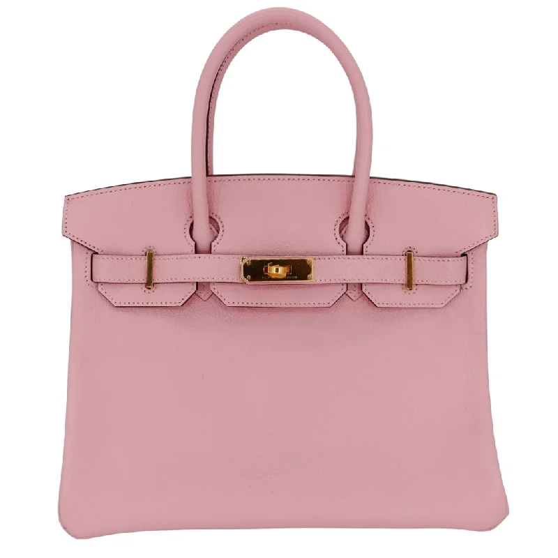 Hermès 30cm Birkin HSS Rose Sakura Chevre Leather Gold Hardware