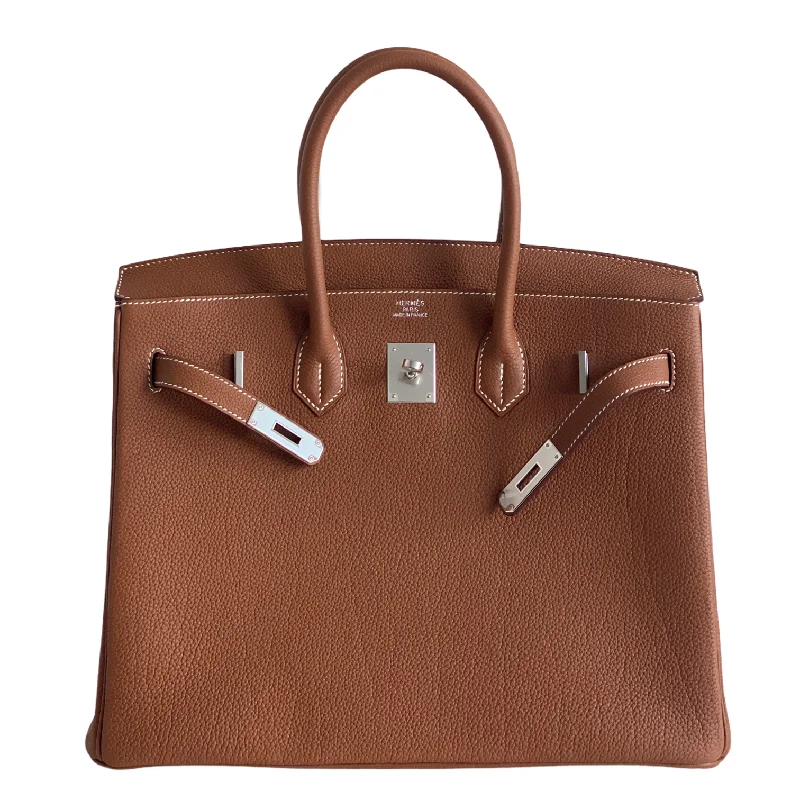 Hermès Birkin 35 Gold togo Palladium Hardware