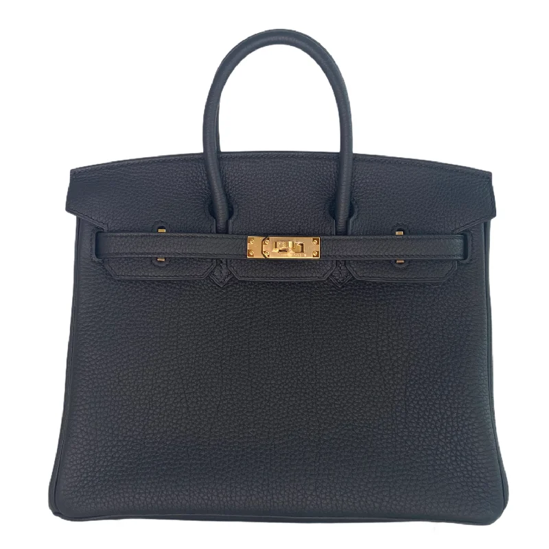 Hermès Birkin 25 Black Togo Gold Hardware