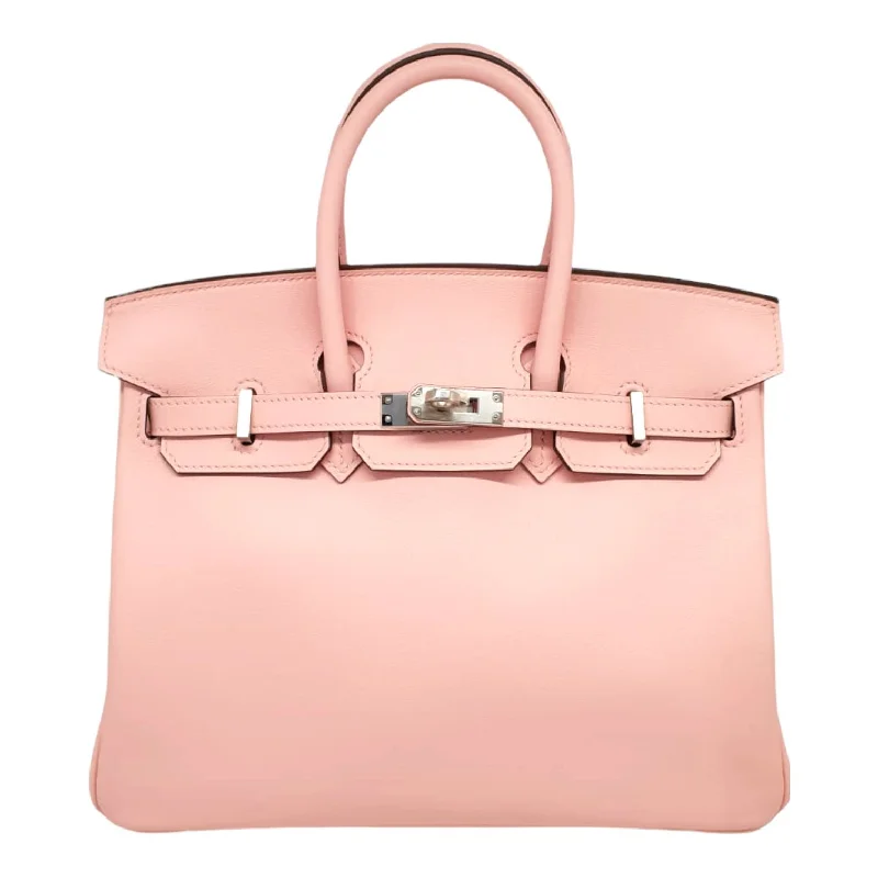 Hermès Birkin 25 Rose Sakura Swift Palladium Hardware