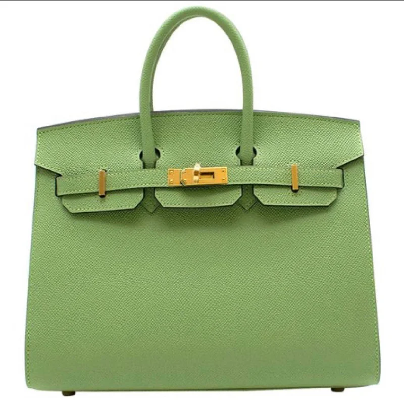 Hermès Birkin 25 Vert Criquet Sellier Gold Hardware