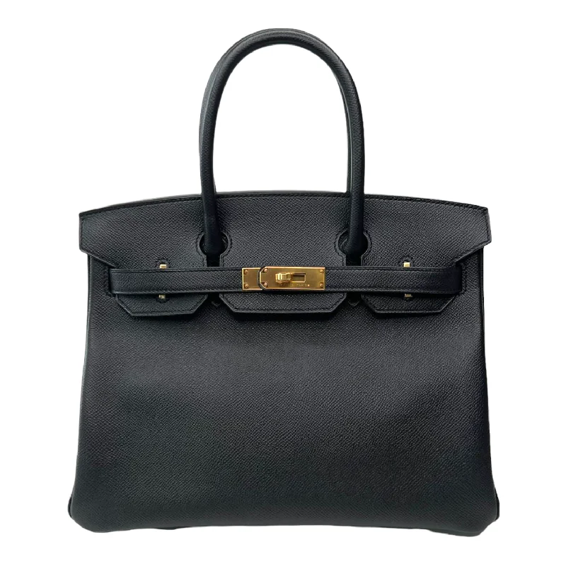 Hermès Birkin 30 Black Epsom Gold Hardware