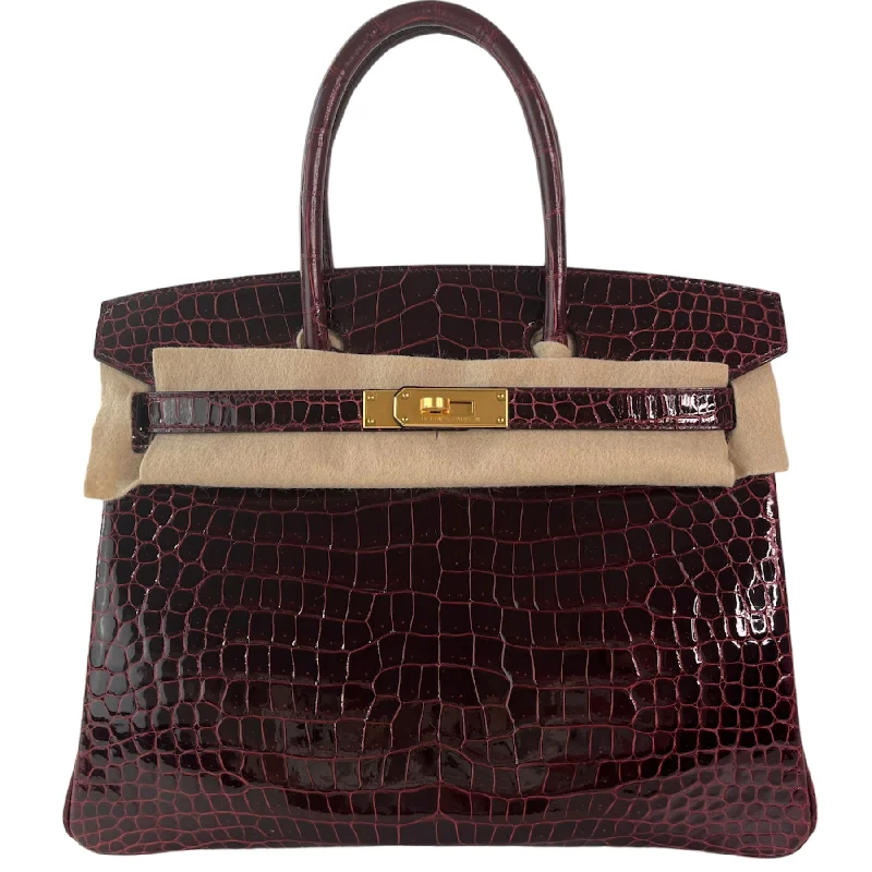 Hermés Birkin 30 Bordeaux Shiny GHW