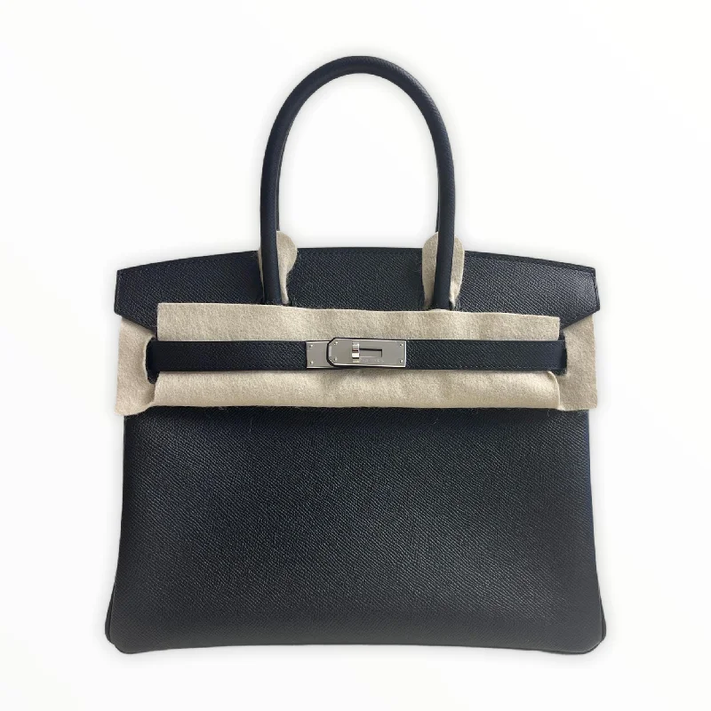 Hermès Birkin 30 Epsom Black Palladium Hardware