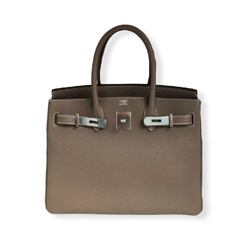 Hermès Birkin 30 Etoupe Togo Palladium Hardware