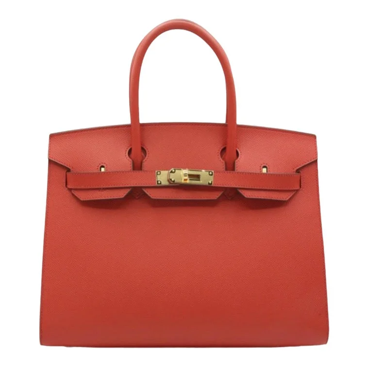 Hermès Birkin 30 Rouge De Couer Sellier Gold Hardware