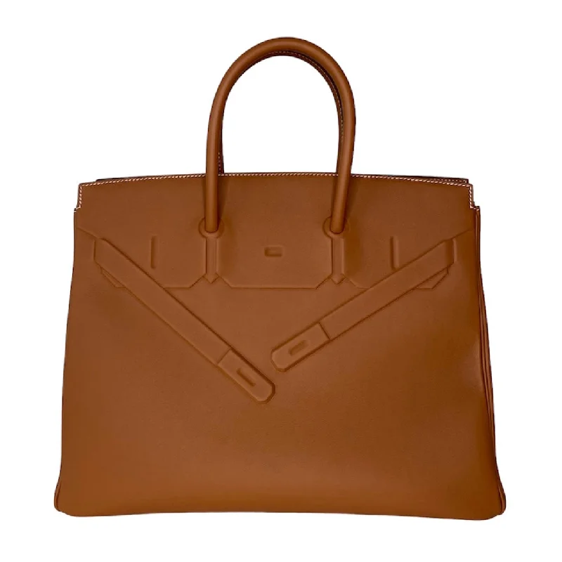 Hermés Birkin 35 Shadow Gold Palladium Hardware