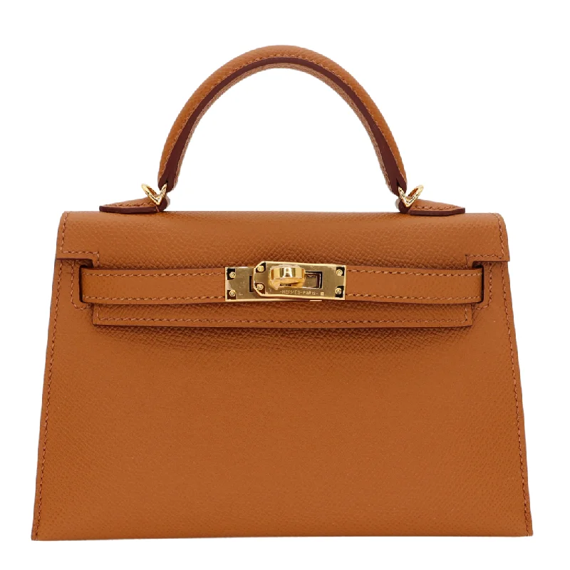 Hermès Kelly II Sellier Mini HSS Gold/Black Epsom Leather Gold Hardware