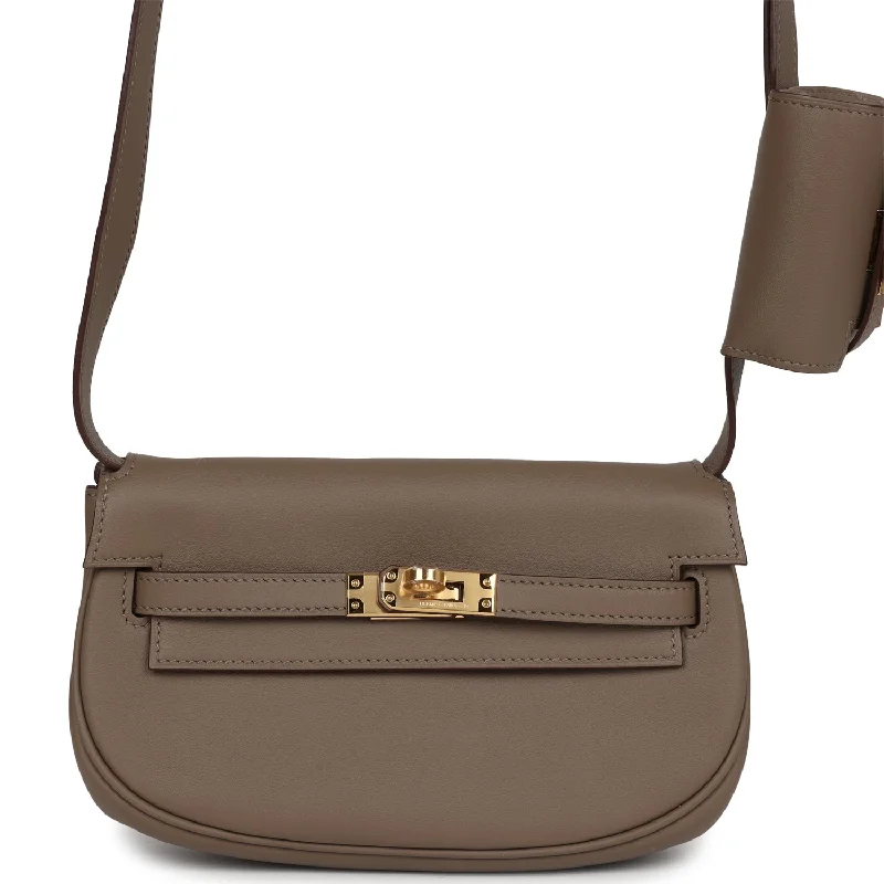 Hermes Kelly Moove Etoupe Swift Gold Hardware