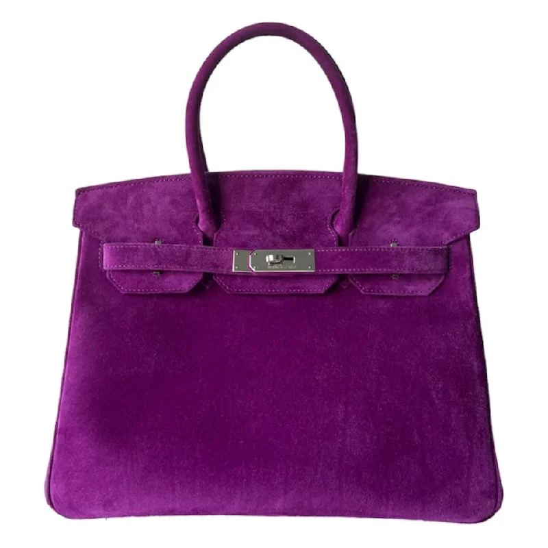 Hermés Rare Birkin 30 Violet Doblis Palladium Hardware