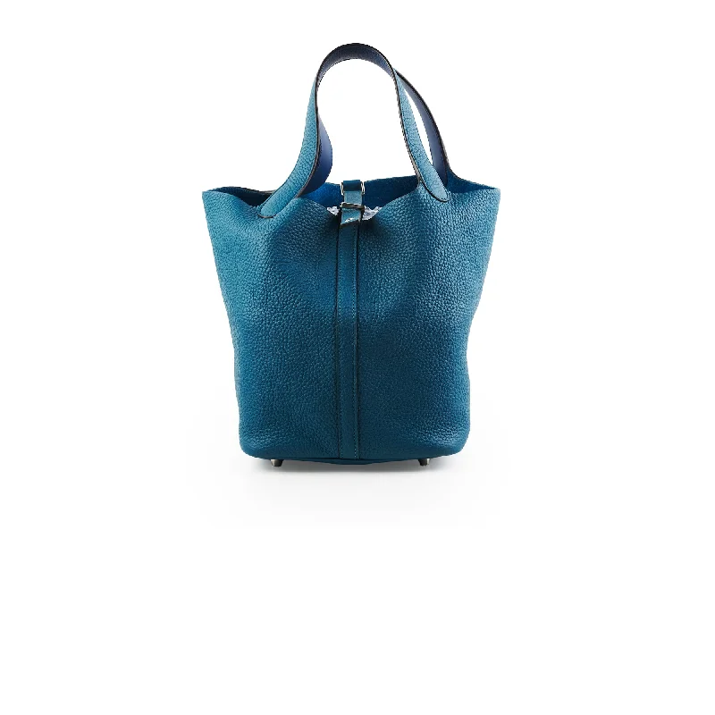 Hermes Picotin 22 Clemence Deep blue bag - D Stamp 2019