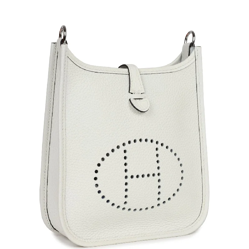 Hermes Evelyne TPM New White Maurice Palladium Hardware