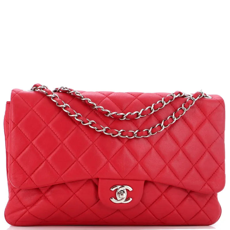 3 Flap Bag NM Quilted Lambskin Jumbo