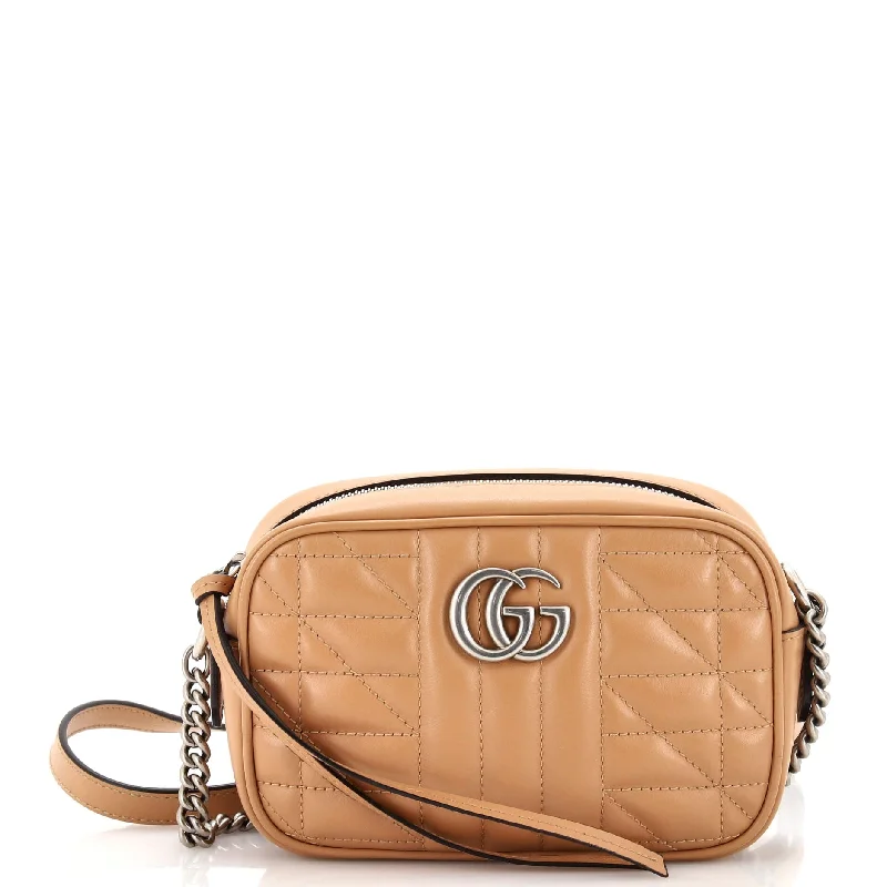 GG Marmont Shoulder Bag Mixed Matelasse Leather Mini