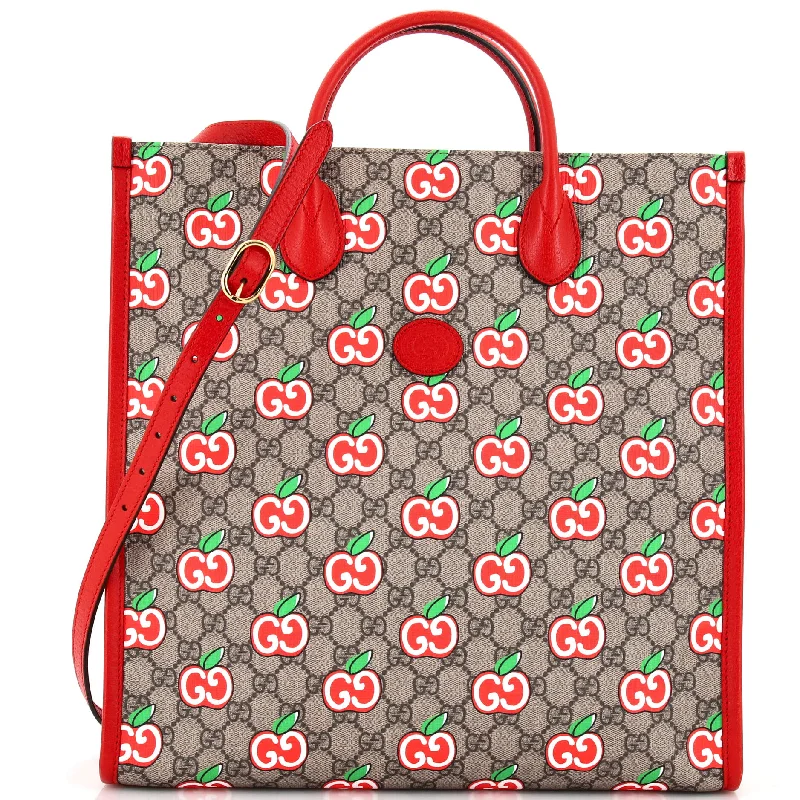 Interlocking G Tote Printed GG Coated Canvas Vertical