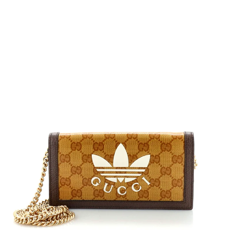 x adidas Wallet on Chain GG Coated Canvas