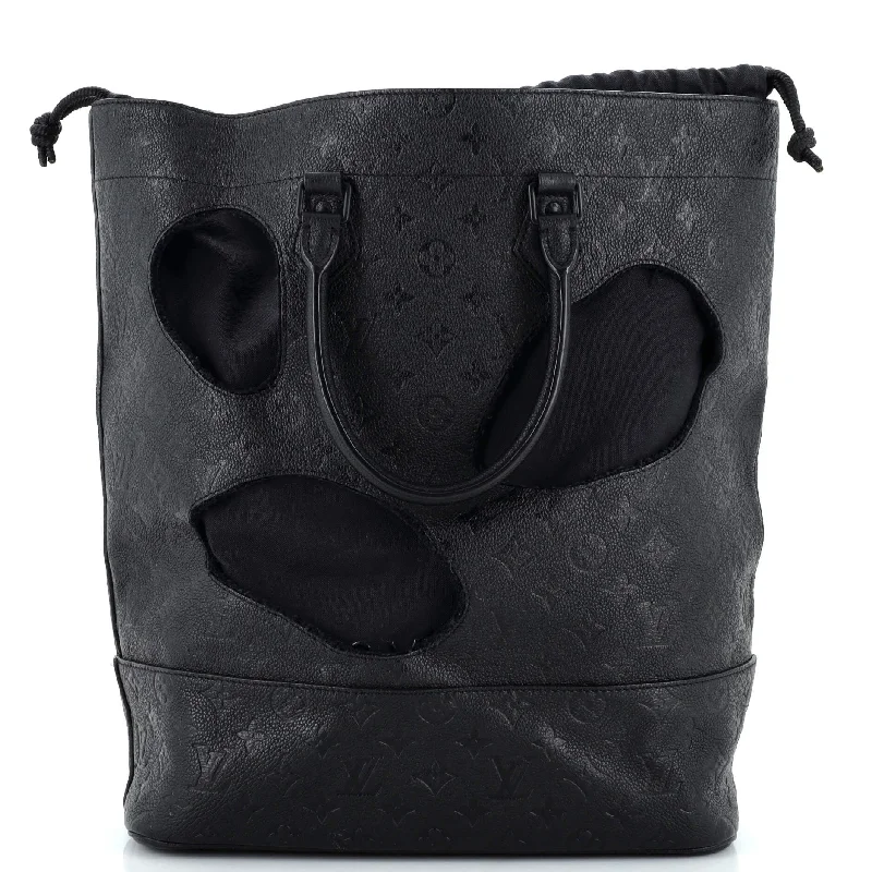 Rei Kawakubo Bag with Holes Monogram Empreinte Leather MM